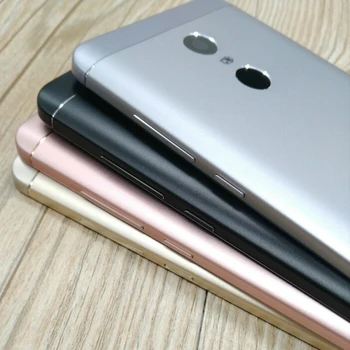 Original Baterie Noua Usa Spate Capacul Carcasei Pentru Xiaomi Redmi NOTĂ 4X 32GB 16GB 5.5 Inch Versiune notă 4x Pro 64GB cu logo-ul