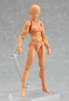 Fierbinte DIY Cifre Om de Piele de sex Feminin Culoare Figura Figura Anime Figma Arhetip Papusa 13cm PVC