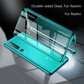 360 de Metal Magnetic de Adsorbție Caz Pentru Xiaomi Redmi 10X K20 K30 Nota 9 8 7 9 Pro 8T Pentru Xiaomi 10 CC9 Nota 10 9T Pro 9 A3 Acoperi