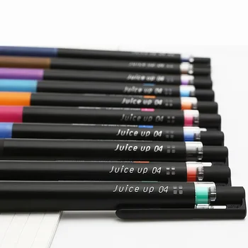 6pcs Pilot Pix cu Gel Suc de 0,4 mm Periodic/ Metalice/ Culoare Pastel Fine de Cerneală Scris de Student Design de Artă EST-20S4