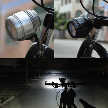 Bicicleta noua Fata Șef de Lumină Lampă Pentru Dinam HUB Cu Rearlight Cablu Luminos Compact Picătură de Transport maritim