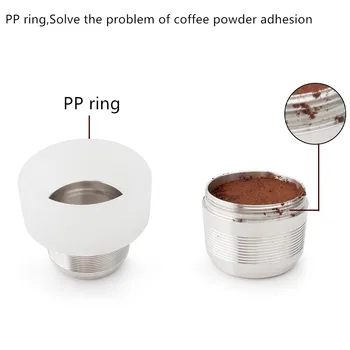 Capsulone/se potrivesc pentru illy X Y filtru de Aparat de cafea/Metalice din OȚEL INOXIDABIL Reîncărcabile Reutilizabile capsula se potrivesc pentru illy cafe pod cupa