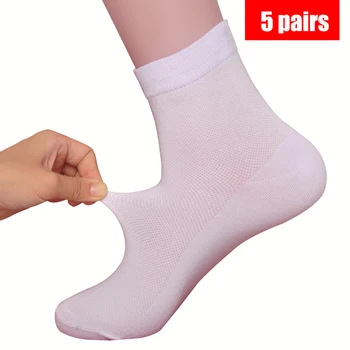 Sosete de bumbac pentru bărbați ciorapi de plasă respirabil, absorbant de sudoare business casual din bumbac pentru bărbați șosete calcetines skarpetki marvel sokken