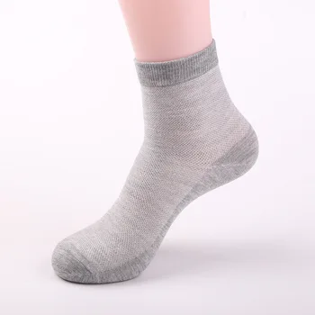 Sosete de bumbac pentru bărbați ciorapi de plasă respirabil, absorbant de sudoare business casual din bumbac pentru bărbați șosete calcetines skarpetki marvel sokken