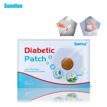 Sumifun 72Pcs/12Bags Diabetică Patch Stabilizează Nivelul de Zahăr din Sânge mai mici de Glucoză din Sânge Echilibrul de Zahăr din Ipsos Medical D1807