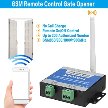 RTU5024 GSM Poarta de Deschidere a Comutatorului Releului fără Fir Control de la Distanță Ușa de Acces Deschizător de Uși de Apel Gratuit 850/900/1800/1900MHz