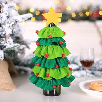 De Craciun Pentru Sticla De Vin Acoperi Crăciun Fericit Decor Pentru Acasă 2020 Natal Noel Masa De Craciun Decor De Crăciun Cadou De An Nou Fericit 2021