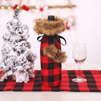 De Craciun Pentru Sticla De Vin Acoperi Crăciun Fericit Decor Pentru Acasă 2020 Natal Noel Masa De Craciun Decor De Crăciun Cadou De An Nou Fericit 2021