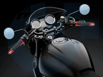 Aluminiu plastic Ghidon Motocicleta bar Mână Mâner Capac Pentru KYMCO K-XCT 300 K XCT 200i 125i ABS 2013-2019 2016