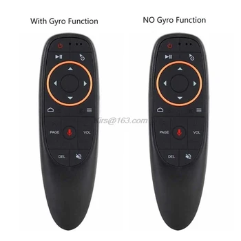G10 2.4 G Vocea Aer Mouse-ul Zbura Mouse-ul IR de Învățare Funcția de Control de la Distanță de Lucru Cu Android Box TV Controller