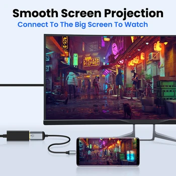 4K C USB la HDMI/VGA/DP/Mini DP Cablu Tip C pentru HDMI, Thunderbolt 3 Adaptor pentru MacBook Pro Samsung Galaxy S20 4K UHD USB-C HDMI