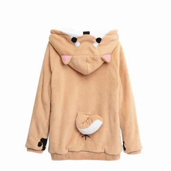 Doge Hanorac De Desene Animate Anime Totoro Haina Drăguț Huskie Câine Jachete Shiba Inu Costume Cosplay Acasă Rochie Hamster Îmbrăcăminte