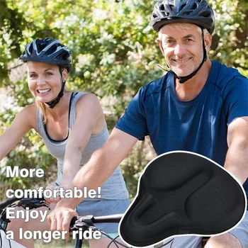 De înaltă Calitate, Ușor de utilizat Spumă cu Memorie Scaun Bicicleta de Acoperire Extra Moale Confortabil Mari Largă de Șa Biciclete Perna