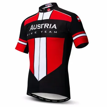 Weimostar Austria bărbați Ciclism Jersey cu Bicicleta Tricouri 2019 drum MTB biciclete sport maillot de Curse topuri tricouri Franța, canada roșu