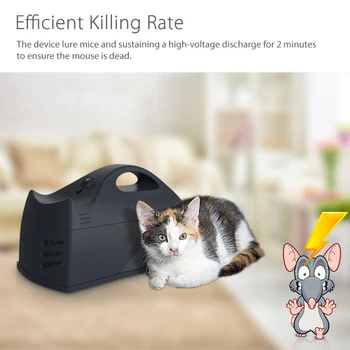 HAOZEE Puternic Electronice Mouse-ul Capcana Rozatoare Killer-Elimina Șoareci, Șobolani, Veverițe și Veverițe Uman, Eficient și Saf