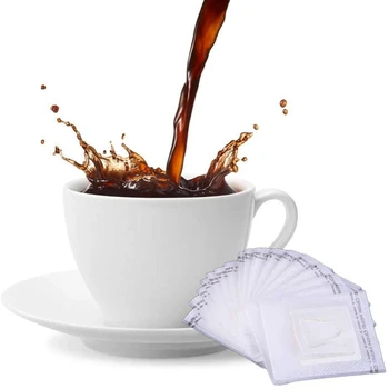 30 X Picurare Cafea Filtre Sac Agățat de Ureche Hârtie Prepara Cafea și Ceai Set Filtre Agățat de Cafea Sac Gol