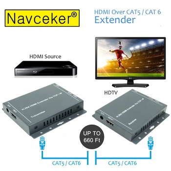 ZY-DT216 HDBitT IP HDMI Extender 200m Peste UTP/STP CAT5 CAT5e CAT6 Extender HDMI Cu IR la Rețeaua LAN RJ45 HDMI Extender Ethernet