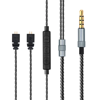 Upgrade Cablu prelungitor cu Control de Volum Inline Mic pentru Ultimate UE TF10 TF15 SF3 SF5 5EB 5pro TripleFi 15vm Căști