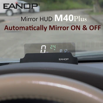 EANOP M40PLUS Oglindă HUD head up display OBD2 Parbriz Vitezometru RPM Viteza Proiector consumul de Ulei de Mașină accossorriess