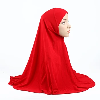 Una Bucata Amira Hijab Simplu Femeile Musulmane De Rugăciune Folie Eșarfă Capac Cap Islamic Turban Văl Niquabs Khimar Arabe Voal Niqab