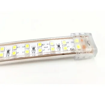 2835 Lampă cu LED-uri Rând Dublu de Benzi 220 V 180L/M Benzi Flexibile Ruban Plafon Acasă Panglică rezistent la apa IP67 tira