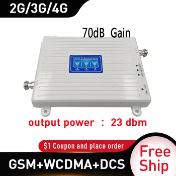 4g rapel 900/1800/2100 DCS WCDMA, LTE 2G GSM 3G 4G Tri-Band Mobil Amplificator de Semnal GSM Repetor Amplificator antena