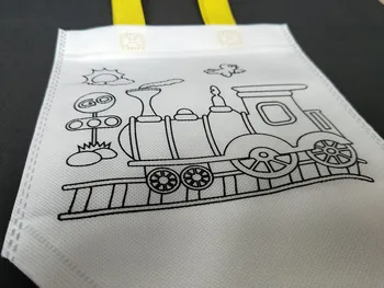Happyxuan 10buc DIY Meșteșug Kituri de Colorat pentru Copii Saci de Copii Creative Set de Desen pentru Incepatori Copilul Invata Educație Jucării Pictura