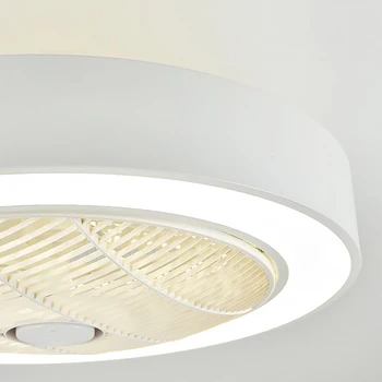 Smart Ventilator de Tavan cu Control de la Distanță Telefonul Mobil Wi-Fi de Interior Decor Acasă Fan Lanternă de Lumină Moderne de Iluminat Lampă Circulară