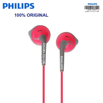 Philips Original SHQ1200 profesionale căști in-ear sport funcționare căști impermeabil și rezistent la sudoare dopul 19414