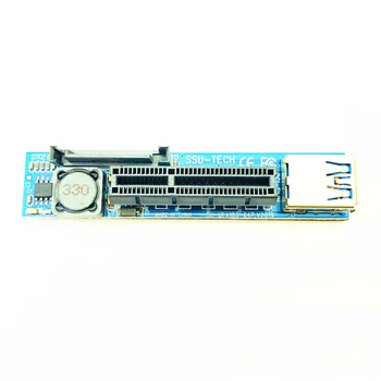 Mini PCIE pentru PCI-E X4 Riser Card Adaptor de Port Card de Grafica PC Conector cu 60CM USB3.0 Cablu de Extensie PCI Express Riser