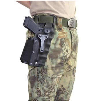 Toc tactic Picior Platforma de Airsoft de Viteze Accesorii Black Tan Coapsei Tocuri de Armă Pentru Glock 17 19 Colt 1911 M9 SIG P2022 P226