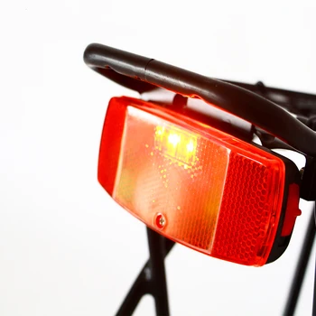2 LED-uri Rosii de Biciclete din Spate Lampă spate cu LED-uri de Lumină Rack Lumină Ușor de instalat rezistent la apa Rack Spate Lumina de Siguranță lampa de Bicicleta Parte