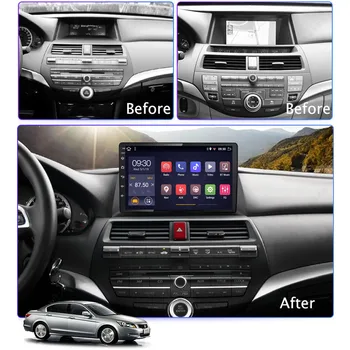 2 din 9 inch Android 8.1 Radio Auto pentru Honda accord 2008-2013 multimedia juca Navigare GPS stereo Mirror link-ul de WIFI FM BT 20181