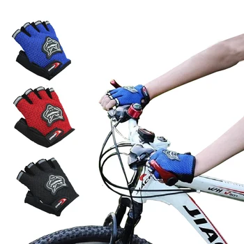 Moda Mănuși de Echitatie Vara Mountain Bike Jumătate Respirabil Deget Mănuși de Sport Echitatie Non-alunecare de Mănuși Anti-zero Plasă de Mănuși