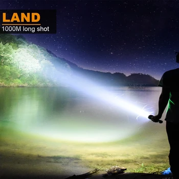 Scufundări lanterna lanterna 100M cu led-uri cree xm-l2 reîncărcabilă 18650 26650 lampă Subacvatice lumina flash vânătoare impermeabil puternic 20496