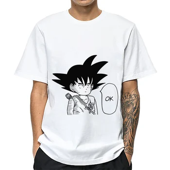 Un Om Pumn Saitama OK pentru Bărbați T-shirt Vrac OK Naruto Japoneză T Camasa Barbati Casual Eroul Meu mediul Academic Modifica Deku Barbati Tricou