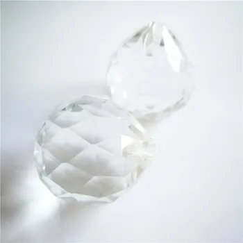 125pcs/ Lot 30mm Clar Transparent Culoare Candelabru de Cristal Minge Crystal Prism Fațete Bile Transport Gratuit 20640