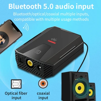 AYINO 192kHz Digital la Analogic Convertor Audio cu Bluetooth 5.0 Receptor Digital Coaxial Toslink la Analogic Stereo L/R RCA 210