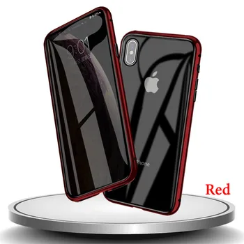 Privacy Glass Magnetic de Caz pentru iPhone 11 XR XS, 360 Anti-spy Caz, Magnetice Caz de Protecție pentru iPhone 11 Pro 6S 7 8 2074