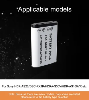 Pentru sony NP BX1 NP-BX1 Acumulator + Incarcator Pentru Sony DSC-RX100 X3000 IV HX300 WX300 HDR-AS15 X3000R MV1 AS30V HDR-AS300