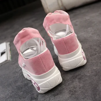 Femei Sandale Gol Papuci de casă Slide-uri de Vară Adidași Pene Platforma Femei Lift Pantofi Ascuns Tocuri inalte Sandalia Mujer y332