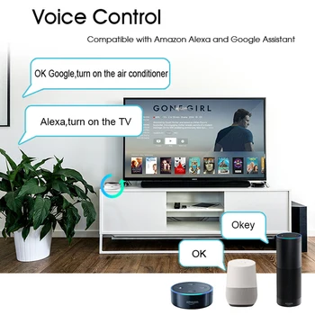 Universal Smart IR Control de la Distanță WiFi + Infraroșu de Control Acasă Hub Tuya Aplicație Funcționează cu Google Alexa Asistent Siri În Stoc