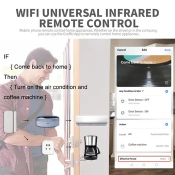 Universal Smart IR Control de la Distanță WiFi + Infraroșu de Control Acasă Hub Tuya Aplicație Funcționează cu Google Alexa Asistent Siri În Stoc