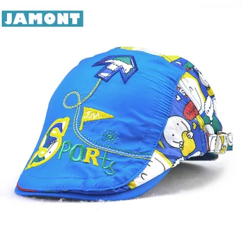 [JAMONT] în aer liber de Vară pentru Copii Hat Visor Fată Băiat Berete Pălărie Respirabil Copii Palarie de Soare de Desene animate tv cu Capac 3-8y Reglabil 21137