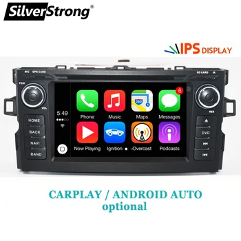 SilverStrong IPS Android9.0-10 2DIN DVD Auto pentru Toyota Auris hatchback Radio Auto GPS Pentru Toyota Auris GPS optiunea Stereo 4core