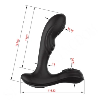 Participă Vibrator 3 Motoare Anal Plug de Control de la Distanță de Prostata pentru Masaj G-spot Stimulator Clitoris sex Feminin Masturbator Adult Sex Toys Om 21224