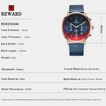 2021 Noi Multicolore de Sticlă de Moda pentru Bărbați Ceasuri de Top de RECOMPENSĂ Brand de Lux Cronograf Oamenii de Argint din Oțel Inoxidabil Încheietura mîinii Ceas