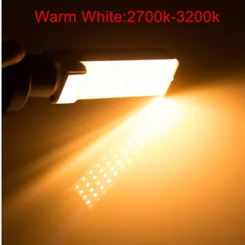 G24/E27 Becuri LED 7W 9W 11W 13W 15W 18W LED-uri de Porumb Bec Lampa SMD 2835 Reflectoarelor 180 de Grade AC85-265V Orizontală Plug Lumina