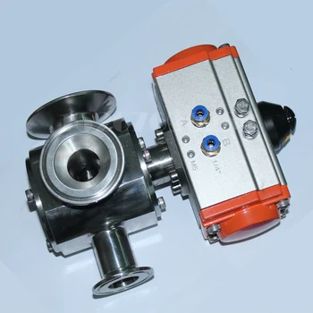 Masina de umplere rotative, valve AT52 accurator valve supapă pneumatică ID25MM/38mm Conector 77.5-64-50.5 mm SHENLIN din oțel inoxidabil