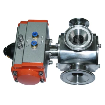 Masina de umplere rotative, valve AT52 accurator valve supapă pneumatică ID25MM/38mm Conector 77.5-64-50.5 mm SHENLIN din oțel inoxidabil